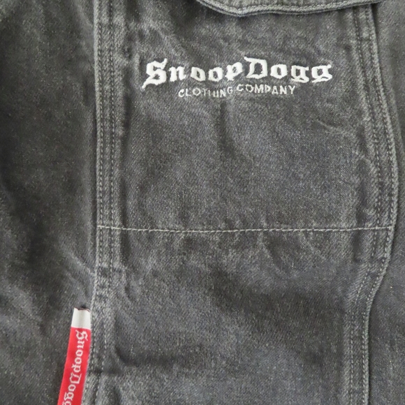 SNOOP DOGG Clothing Co Jacket Denim Jean 2XL Super Rare 90s Hip Hop SDC - Picture 2 of 8